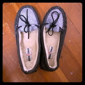 Minnetonka Moccasins, size 9
